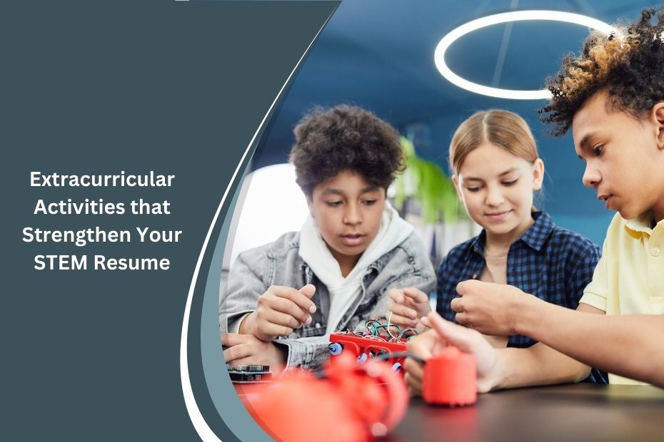 STEM student participating in a robotics competition as part of an extracurricular team